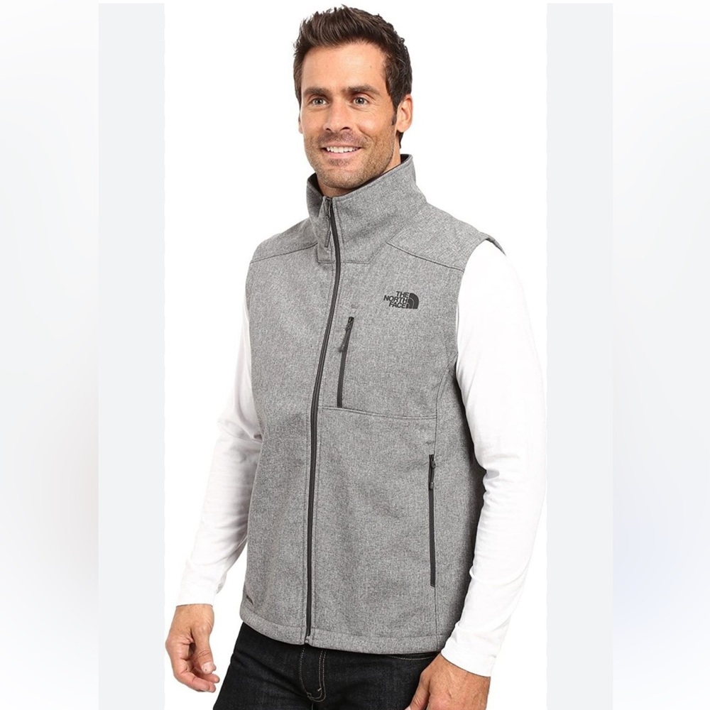 The North Face Men's Windwall Heather Gray Vest